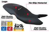 Funda de asiento Tappezzeria Italia TPZ negra para BMW F800GT 2012 2013 2014 2015 2016