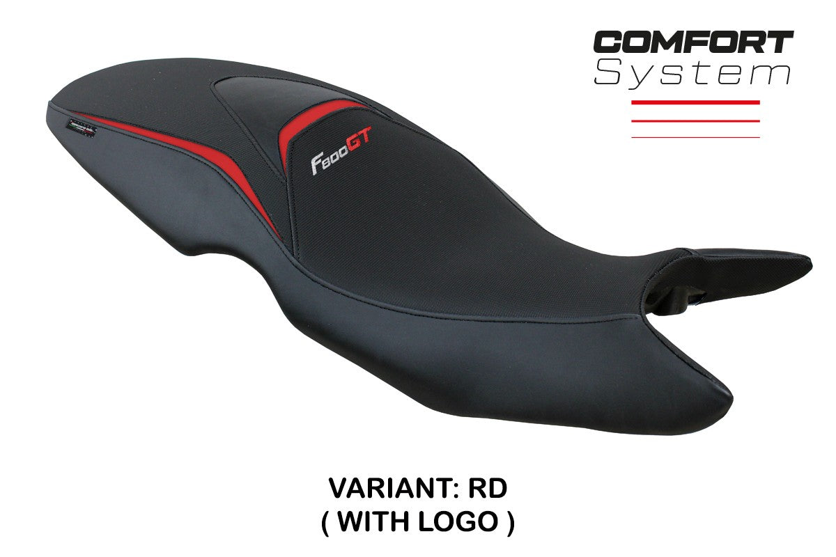 BMW F800GT 2012 2013 2014 2015 2016 Seat Cover Tappezzeria Italia TPZ Comfort Red Black