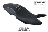 BMW F800GT 2012 2013 2014 2015 2016 Seat Cover Tappezzeria Italia TPZ Comfort Silver Black