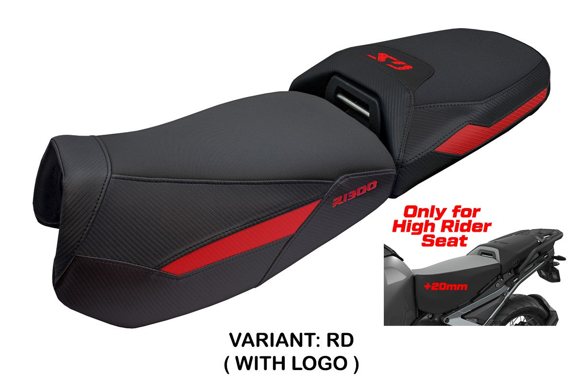 BMW R1300GS Adventure 2024-2026 Seat Cover Tappezzeria Italia TPZ Red black