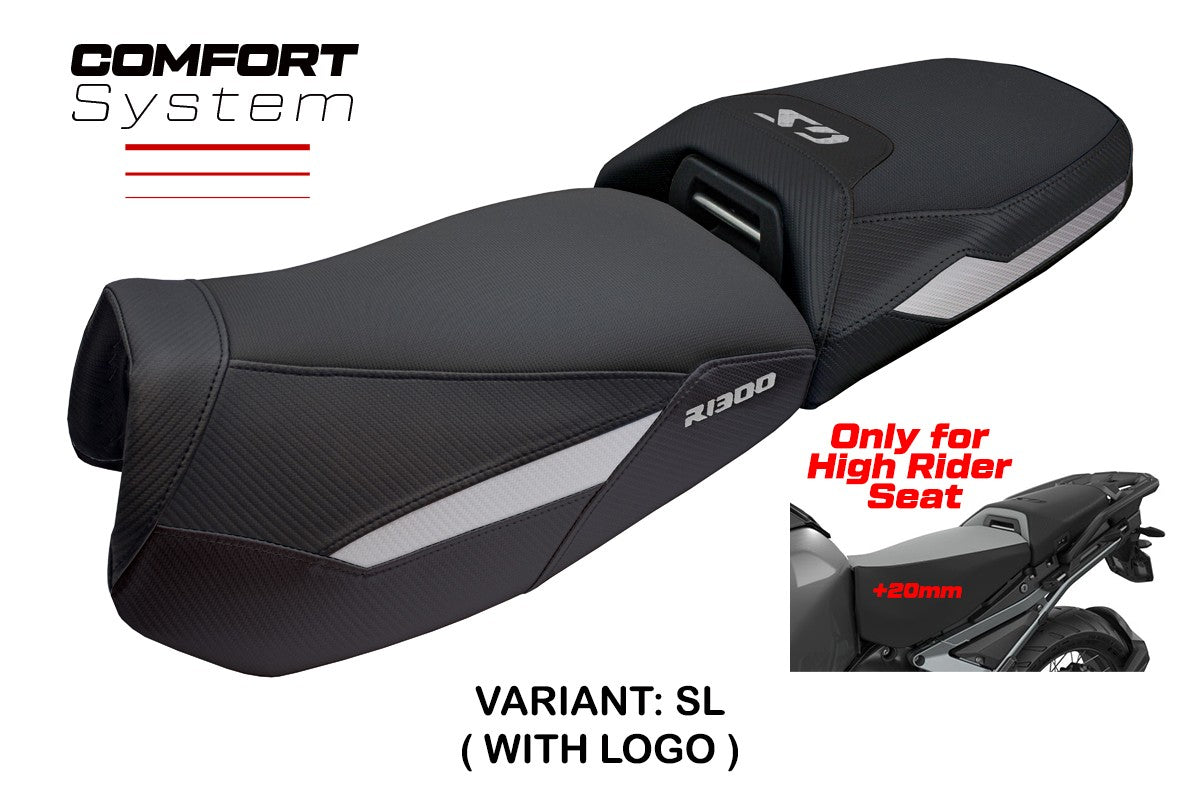 BMW R1300GS Adventure 2024-2026 Seat Cover Tappezzeria Italia TPZ Comfort Silver black