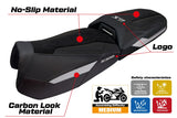 BMW R1300GS Adventure 2024-2026 Seat Cover Tappezzeria Italia TPZ Ultragrip Silver black