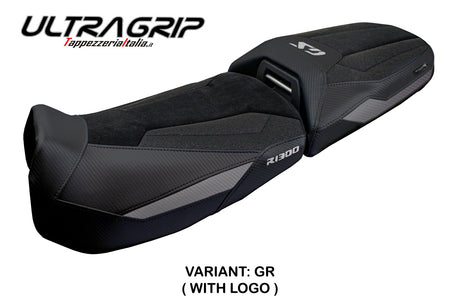 BMW R1300GS Adventure 2024 2025 Seat Cover Tappezzeria Ultragrip Black Grey