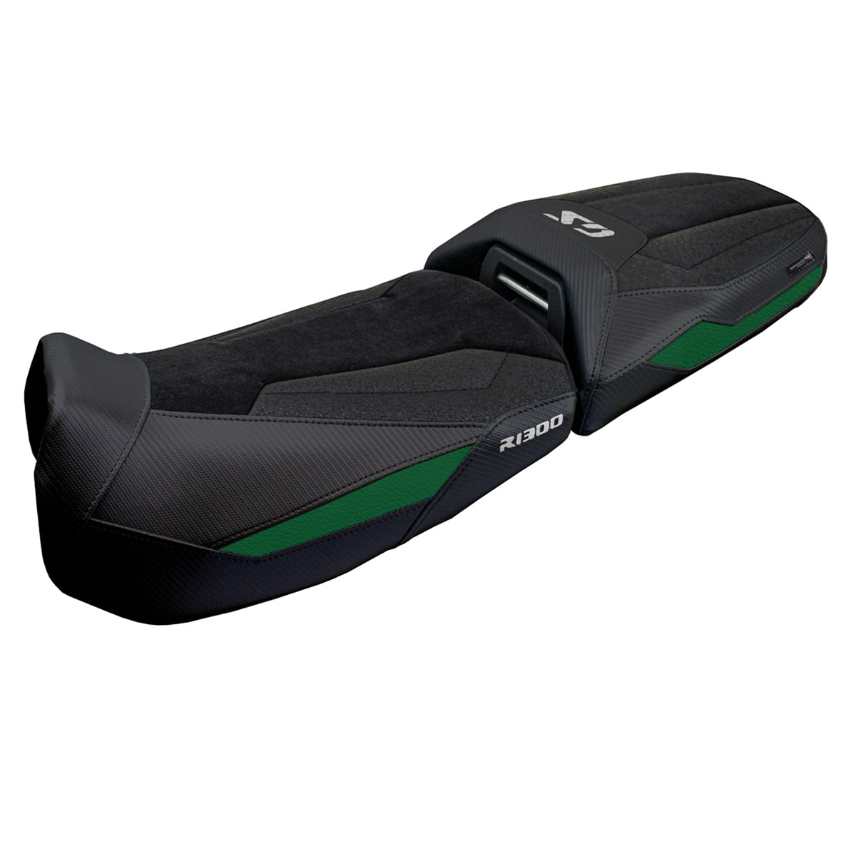 BMW R1300GS Adventure 2024 2025 Seat Cover Tappezzeria Ultragrip Black Green