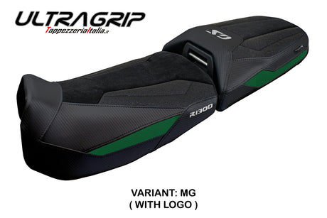 BMW R1300GS Adventure 2024 2025 Seat Cover Tappezzeria Ultragrip Black Green