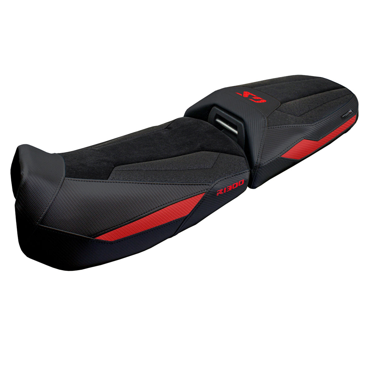 BMW R1300GS Adventure 2024 2025 Seat Cover Tappezzeria Ultragrip Black Red