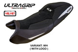 BMW R1300GS 2023-2026 Touring Seat Cover Tappezzeria Italia TPZ Ultragrip in White and Black