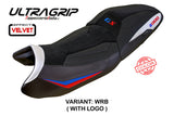 BMW R1300GS 2023-2026 Touring Seat Cover Tappezzeria Italia TPZ Ultragrip in White Red and Blue