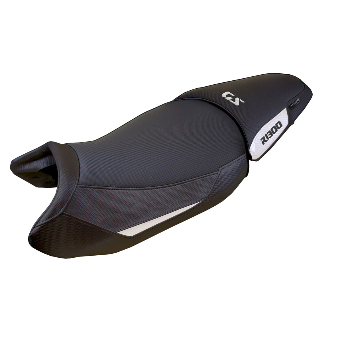 BMW R1300GS 2023-2025 Standard Seat Cover Tappezzeria Italia TPZ in White and Black