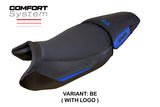 Funda de asiento estándar para BMW R1300GS 2023-2025 Tappezzeria Italia TPZ Comfort en azul y negro