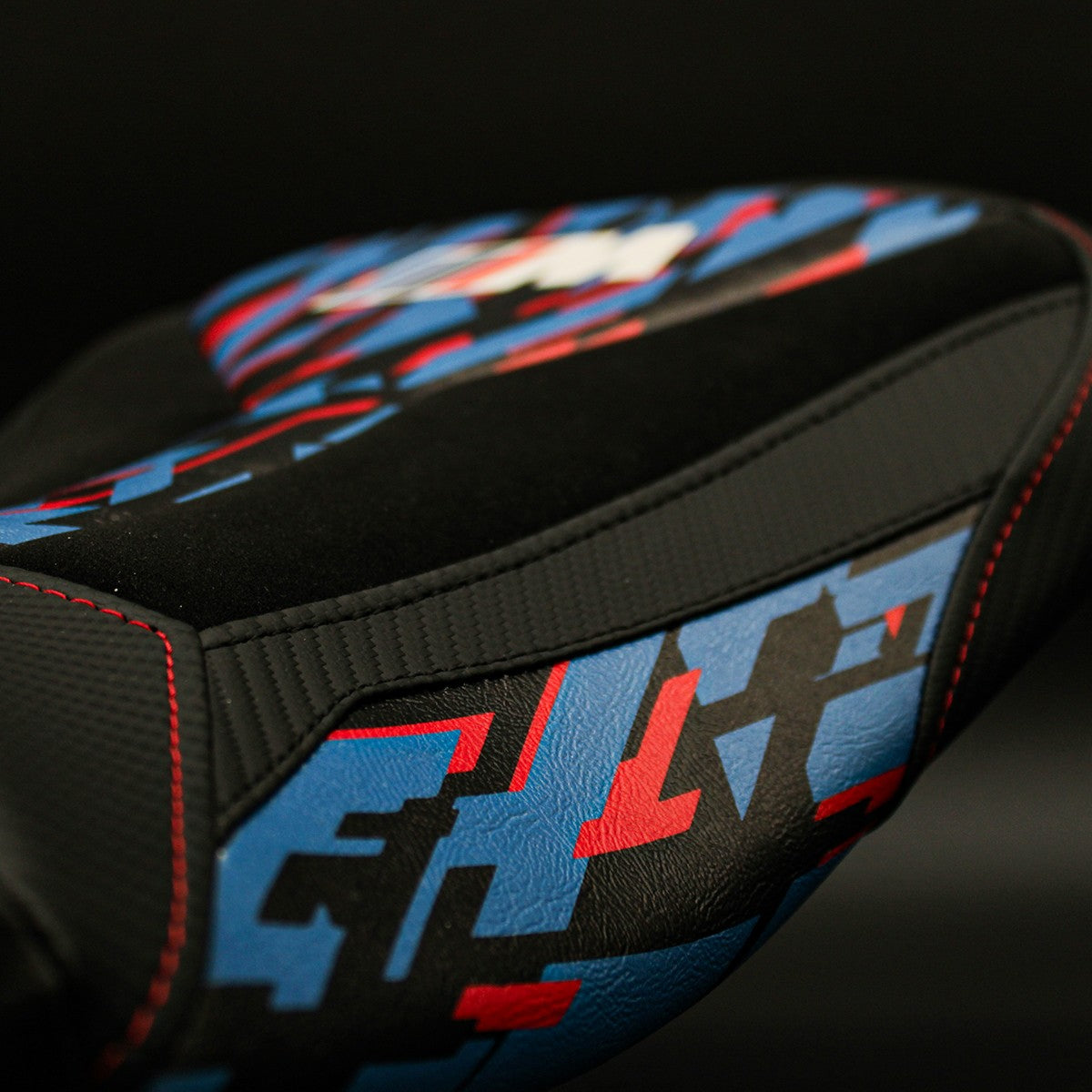 Funda de asiento BMW M1000RR 2021 2022 Tappezzeria Italia TPZ Velvet Edición especial