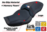 Funda de asiento BMW M1000XR 2024-2025 Tappezzeria Italia TPZ Comfort en negro