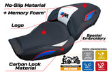 BMW M1000XR 2024-2025 Seat Cover Tappezzeria Italia TPZ Comfort in White Red Blue and Black