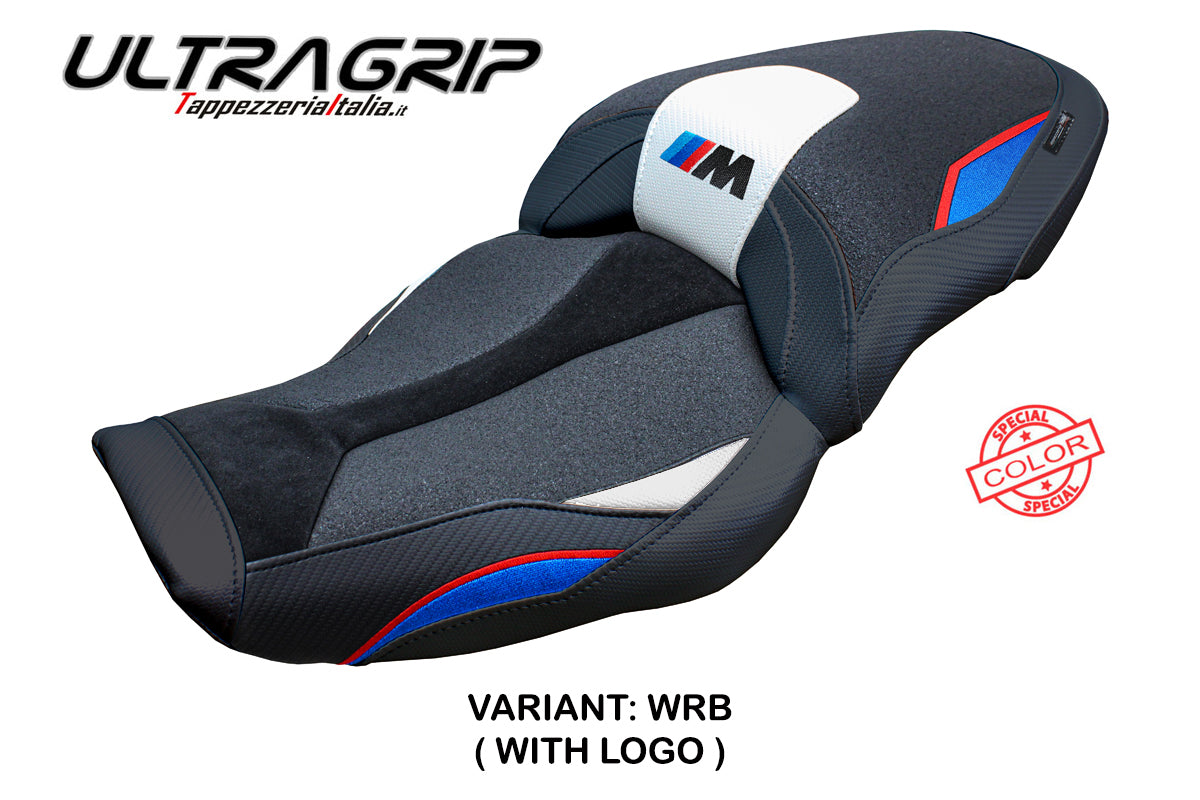 BMW M1000XR 2024-2026 Seat Cover Tappezzeria Italia TPZ Ultragrip in White Red Blue and Black
