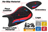 BMW S1000RR M Sport 2019-2026 Seat Cover Tappezzeria Italia TPZ in HP Diamond Stitching