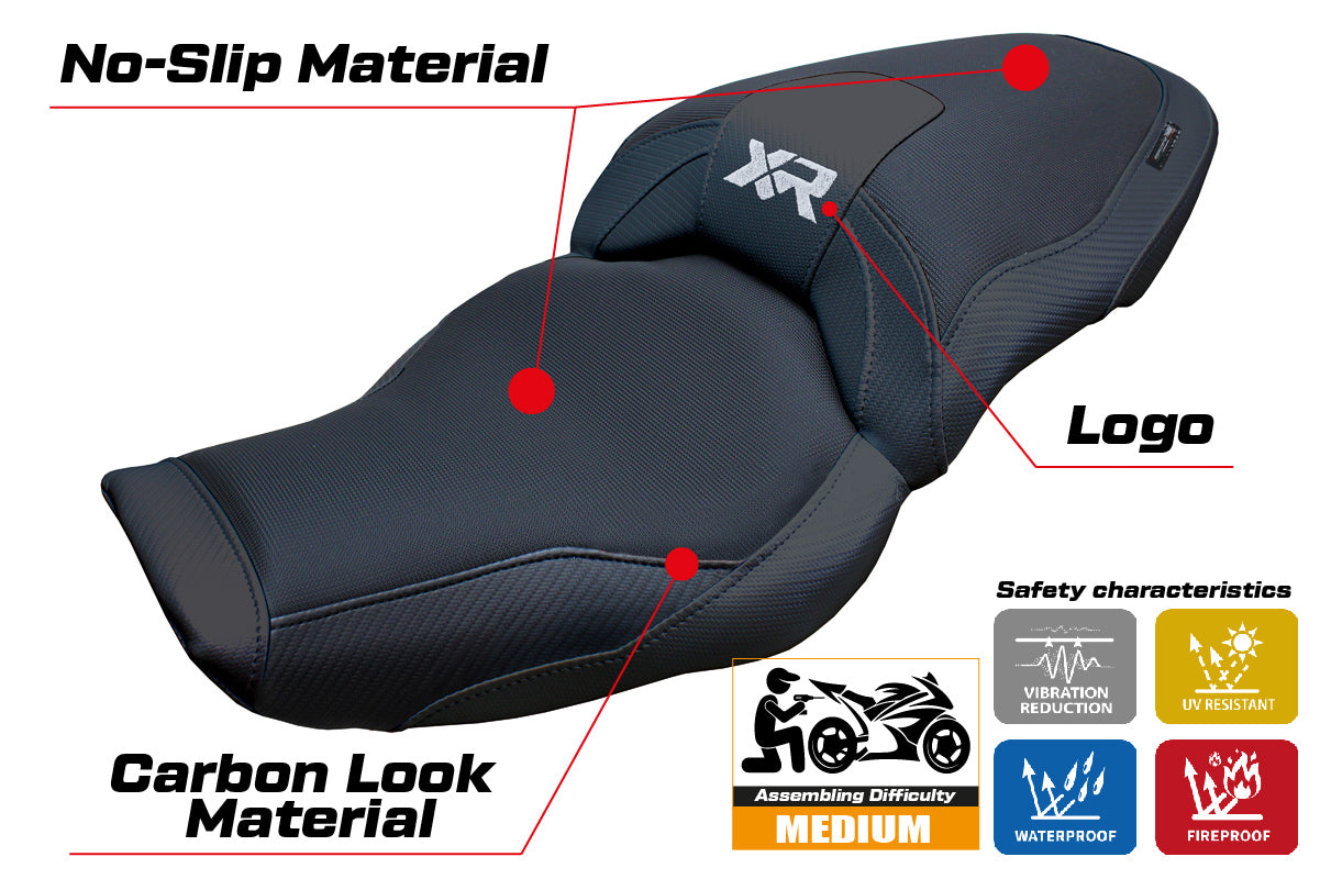 BMW S1000XR 2024-2025 Seat Cover Tappezzeria Italia TPZ in Black