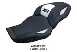 Funda de asiento para BMW S1000XR 2024-2025 Tappezzeria Italia TPZ en blanco y negro