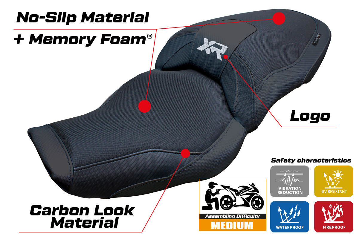 BMW S1000XR 2024-2025 Seat Cover Tappezzeria Italia TPZ Comfort in Black