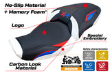 BMW S1000XR 2024-2025 Seat Cover Tappezzeria Italia TPZ Comfort in Red Blue White and Black