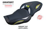BMW S1000XR 2024-2025 Seat Cover Tappezzeria Italia TPZ Comfort in Silver Yellow and Black