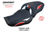 BMW S1000XR 2024-2025 Seat Cover Tappezzeria Italia TPZ Comfort in White Red and Black