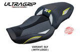 BMW S1000XR 2024-2025 Seat Cover Tappezzeria Italia TPZ Ultragrip in Silver Yellow and Black