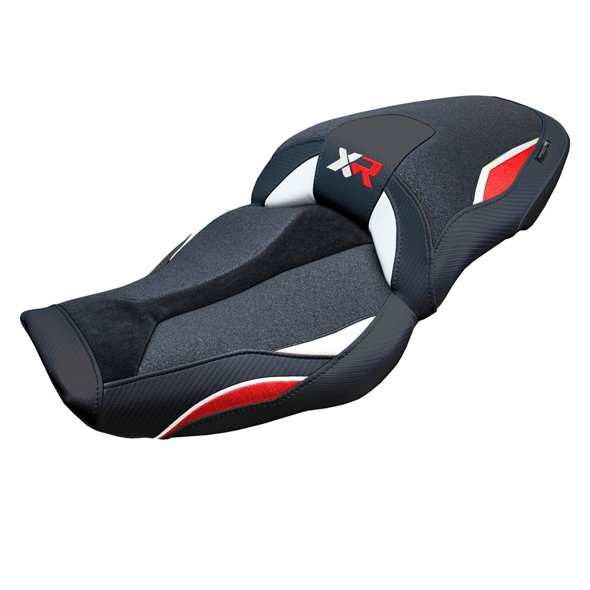 BMW S1000XR 2024-2025 Seat Cover Tappezzeria Italia TPZ Ultragrip in White Red and Black
