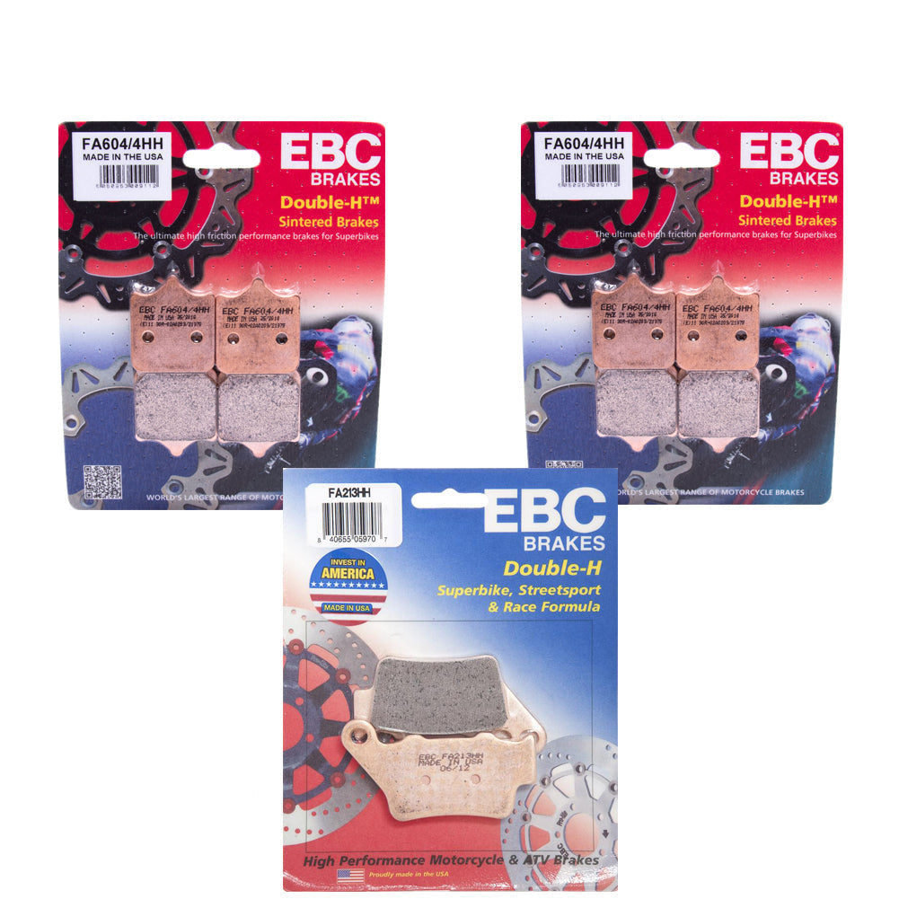 BMW S1000RR 2009-2020 Brake Pads Front & Rear EBC HH