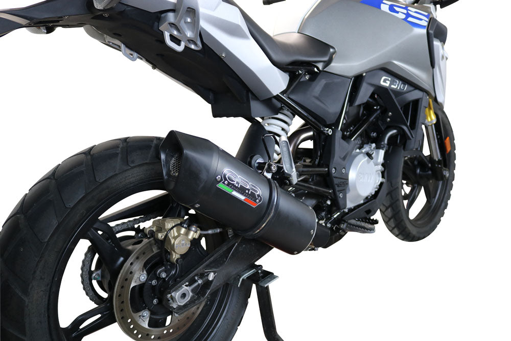 Bmw G310GS 2022-2024 Exhaust GPR Full System Furore Evo4 Nero
