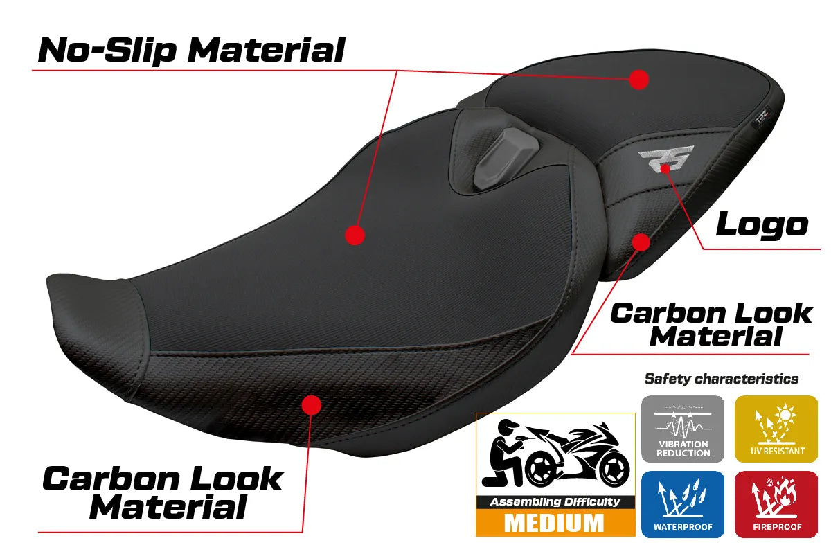 BMW R1300RS 2025-2026 Seat Cover TPZ Italia Black