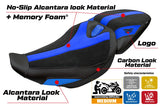 BMW R1300RS 2025-2026 Seat Cover TPZ Italia Velvet Comfort Blue Black