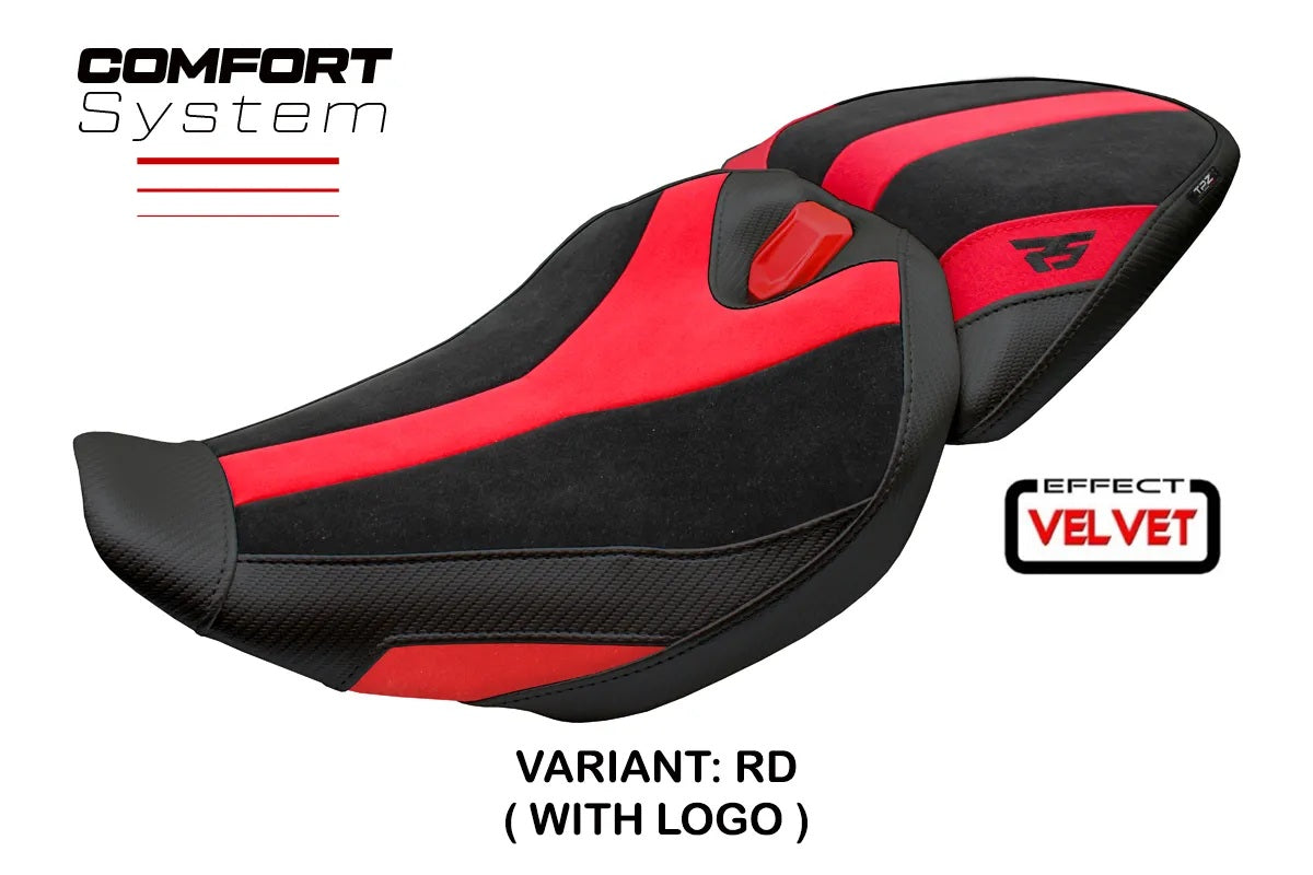 BMW R1300RS 2025-2026 Seat Cover TPZ Italia Velvet Comfort Red Black