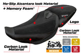 BMW R1300R 2025-2026 Seat Cover TPZ Italia Velvet Comfort Black