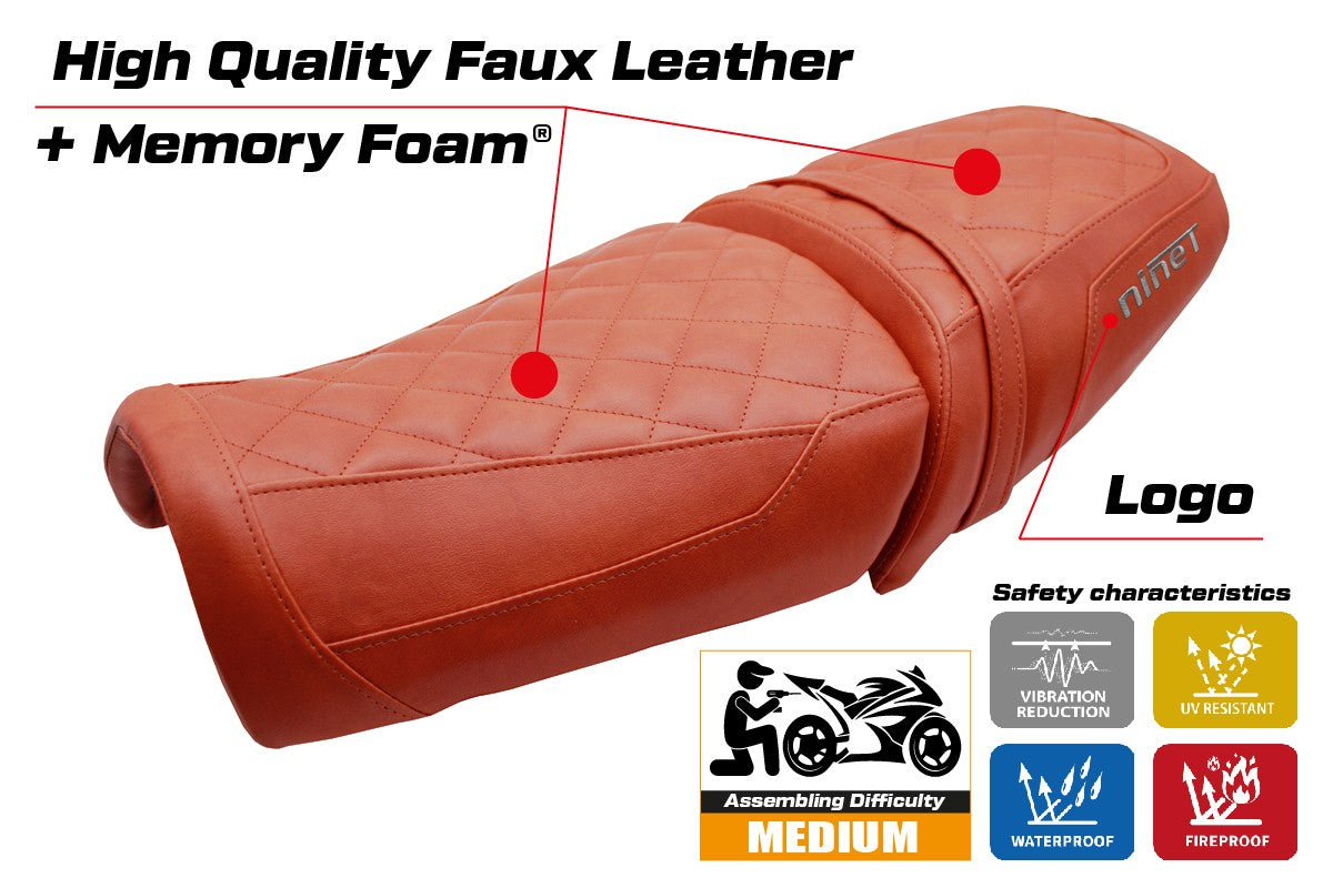 BMW R12 NINE T 2025 Seat Cover TPZ Italia Comfort Brick