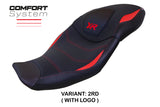 BMW S1000XR 2020-2023 Seat Cover Tappezzeria Italia TPZ Comfort in Red and Black