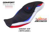 BMW S1000XR 2020-2023 Seat Cover Tappezzeria Italia TPZ Comfort in HP SE White and Red