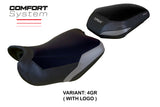 Funda de asiento Benelli TRK 702 2023-2025 Tappezzeria Italia TPZ Comfort en gris y negro