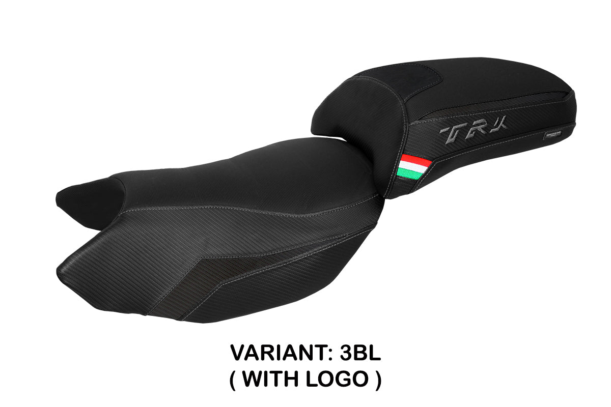 Funda Asiento Benelli TRK 502 2017-2025 Tappezzeria Italia TPZ en Negro