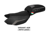 Funda Asiento Benelli TRK 502 2017-2025 Tappezzeria Italia TPZ en Gris Negro