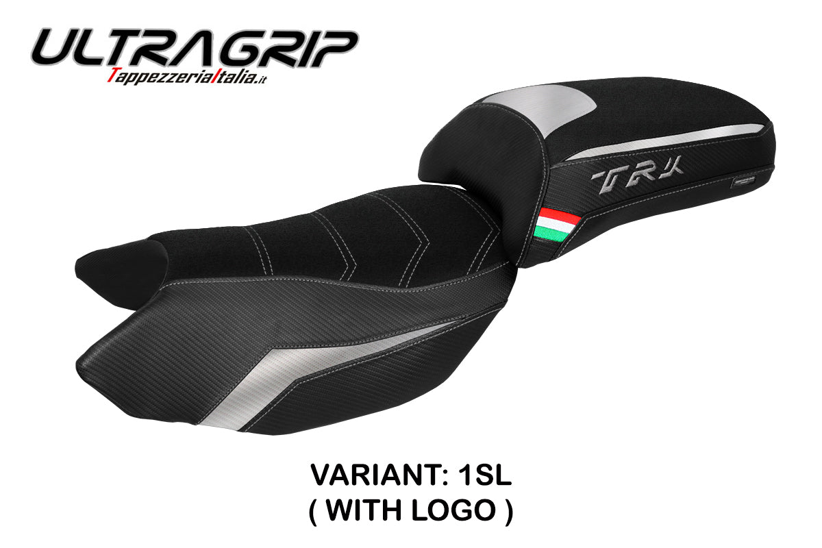 Funda Asiento Benelli TRK 502 2017-2025 Tappezzeria Italia TPZ Ultragrip en Plata