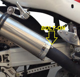 Kawasaki ZX6R 1995-1997 Exhaust GPR Bolt-on Inox Tondo