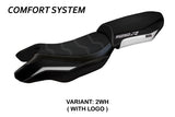 BMW R1250R 2019-2025 Seat Cover Tappezzeria Italia TPZ Comfort in White and Black