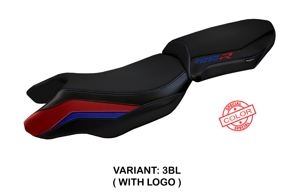 BMW R1250R 2019-2025 Seat Cover Tappezzeria Italia TPZ in Blue, Red and Black
