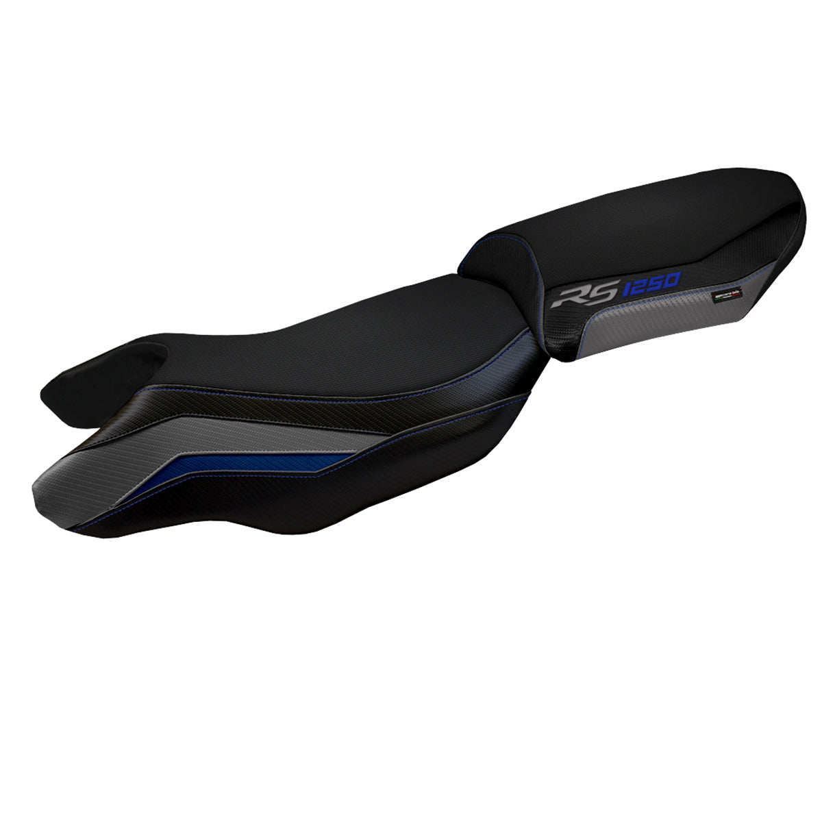 BMW R1250RS 2020-2024 Seat Cover Tappezzeria Italia TPZ in Blue, Grey and Black