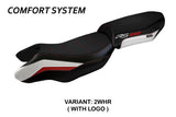 BMW R1250RS 2020-2024 Seat Cover Tappezzeria Italia TPZ Comfort in White, Red and Black