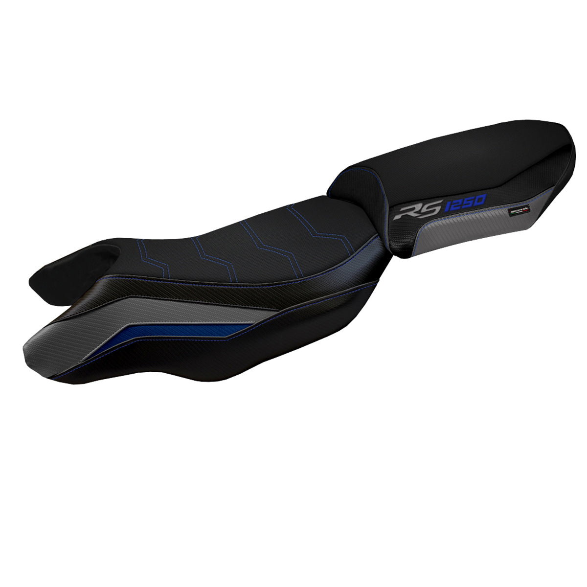 BMW R1250RS 2020-2024 Seat Cover Tappezzeria Italia TPZ Comfort in Blue, Grey and Black