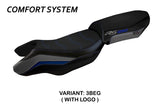BMW R1250RS 2020-2024 Seat Cover Tappezzeria Italia TPZ Comfort in Blue, Grey and Black