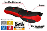 BMW R1200GS ADV 2013-2018 Seat Cover TPZ Italia Red Black
