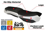 BMW R1200GS ADV 2013-2018 Seat Cover TPZ Italia White Black