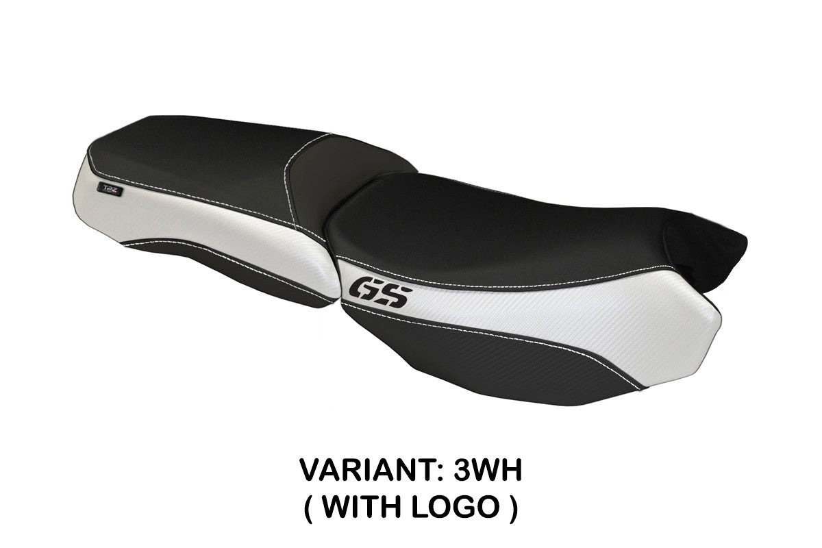 BMW R1200GS ADV 2013-2018 Seat Cover TPZ Italia White Black